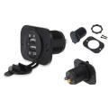 12V 3.1A wasserdichte Dual-USB-Kfz-Ladebuchse / -Buchse